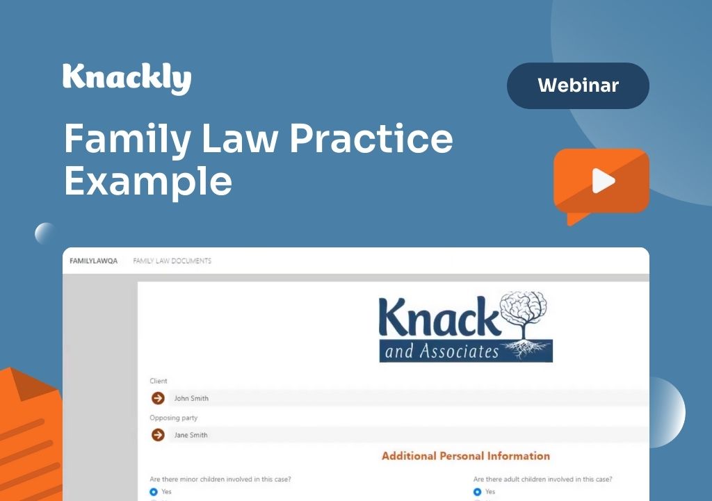 Family law practice example