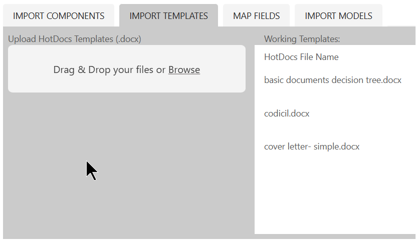 Converting hotdocs templates to knackly templates